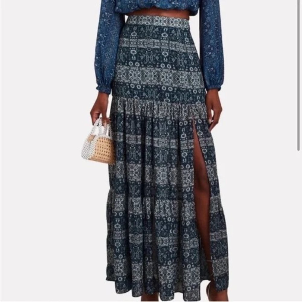 NWT Intermix Aggie tiered skirt in size 0